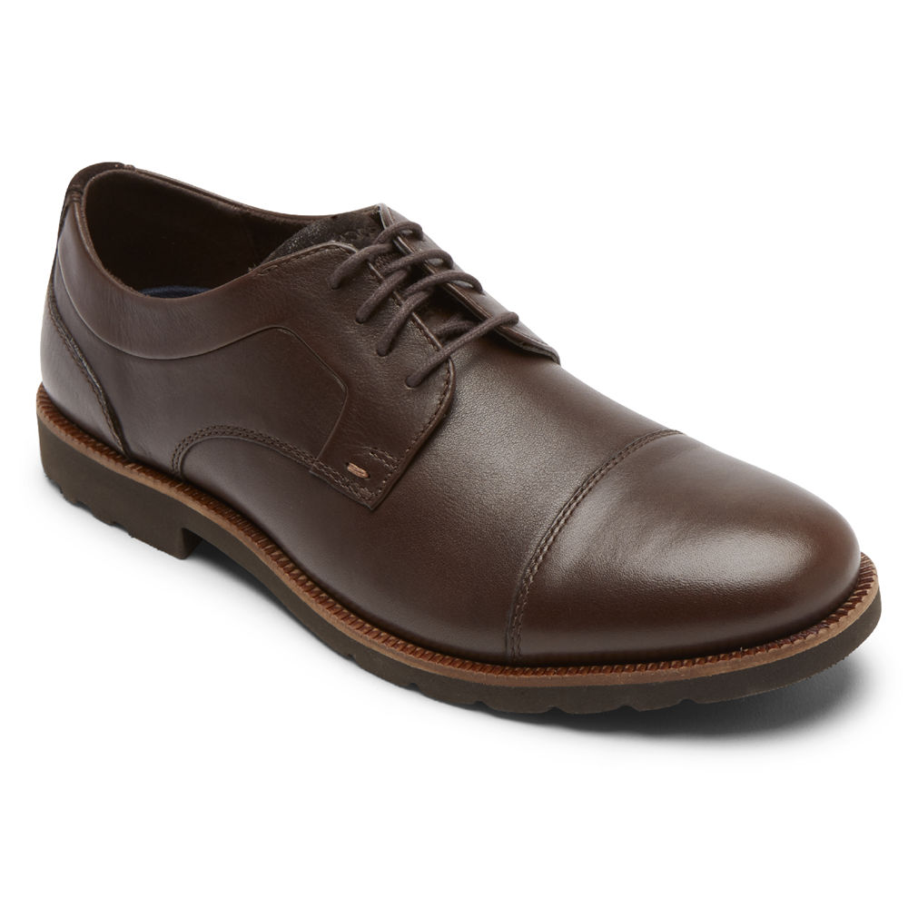 Rockport Oxfords Herr Mörkbruna - Sharp & Ready 2 Cap Toe - LADQJ6847